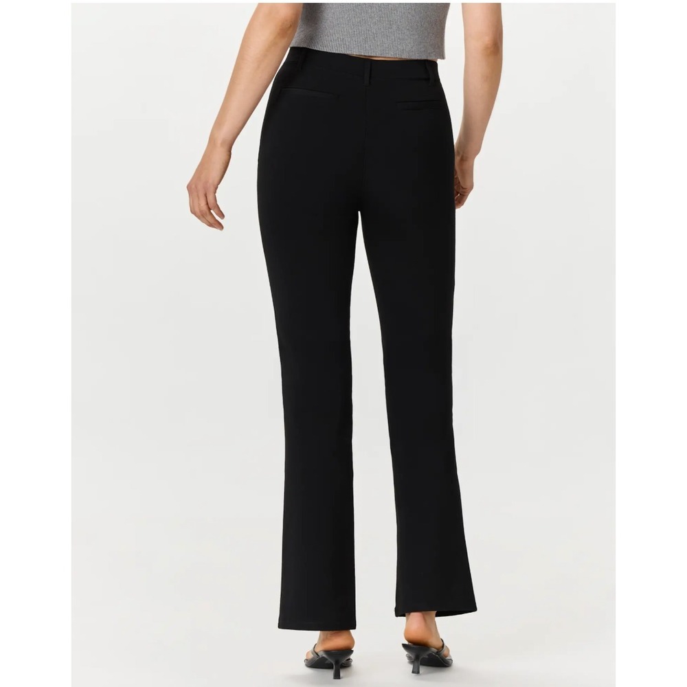 NWT Quince Ultra-Stretch Ponte Bootcut Pants Size 12 Black Office Professional - Picture 9 of 14